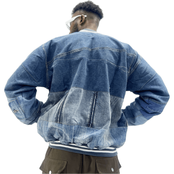 Upcycled Varsity Symmetry Jacket - Image 4