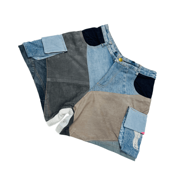 Upcycled Bum Shorts - Image 2