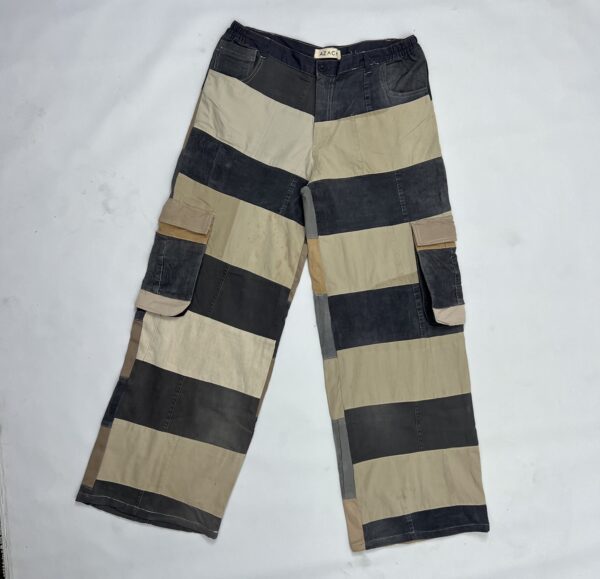 Blocked Utility Cargo Trousers - Image 3