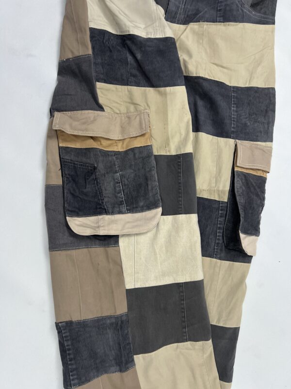 Blocked Utility Cargo Trousers - Image 5