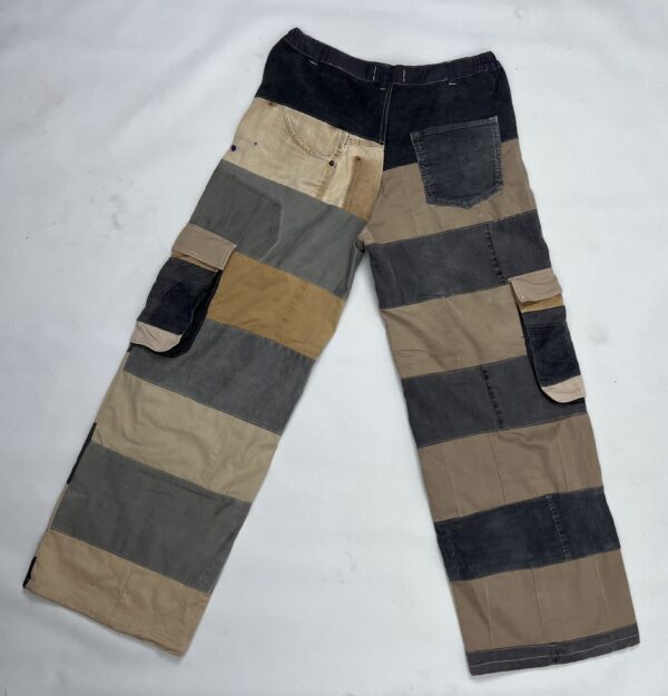 Blocked Utility Cargo Trousers - Image 6