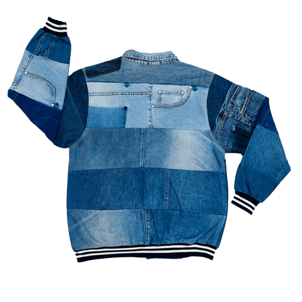 Varsity-Denim Jacket - Image 2