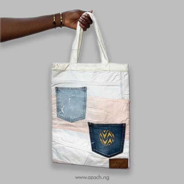 Dusk Rose Dual-Pocket Tote