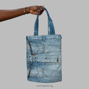 Denim Frequency Tote