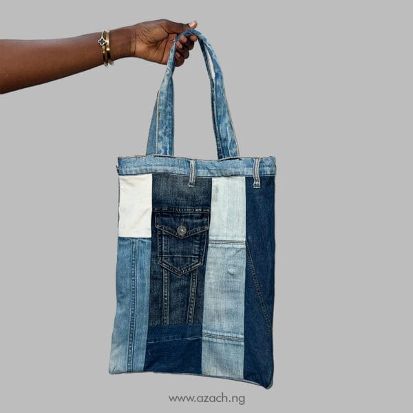 Denim Frequency Tote - Image 2
