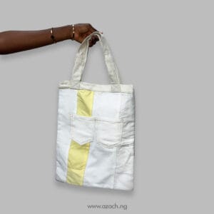 Pale Citrus Grid Tote