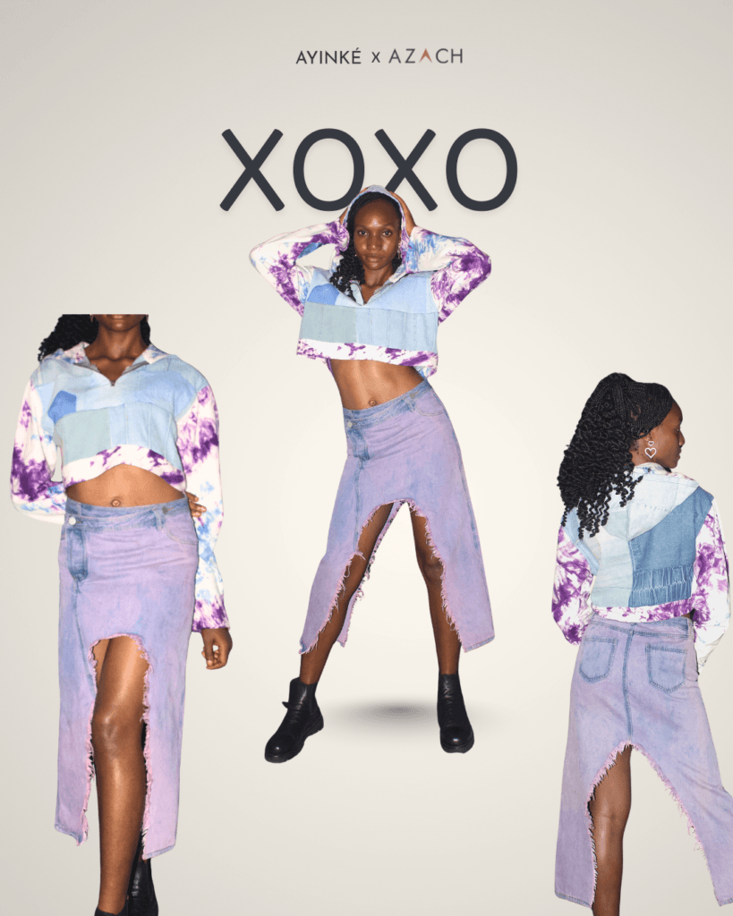 Violet Edge Skirt Set – AZACH × AYINKE